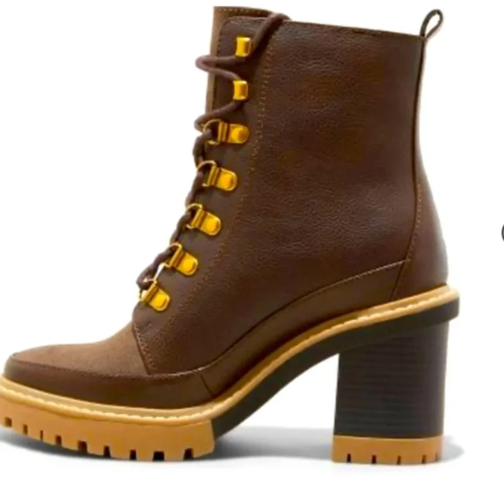 Women's Tessa Winter Boots - A New Day Brown size 6